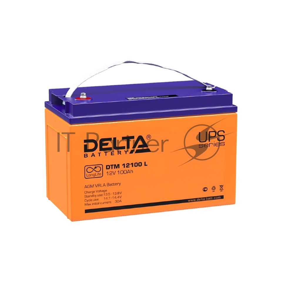 Батарея для ИБП Delta DTM 12100 L 12В 100А·ч
