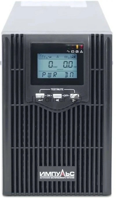 ИБП Импульс - ЮНИОР ПРО 2 2000 ВА/1600 Вт, Line-Interactive, in (220 - 240V 1xIEC-320 C14), 2xSchuko, 1xIEC-320 C13, LCD, Tower, цвет чёрный, JT20201
