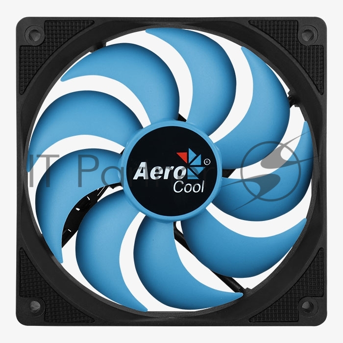 Вентилятор для корпуса AeroCool/Formula Motion 12 Plus черный, 120 мм, 1200 об/мин, 22.1 дБ, 3 pin