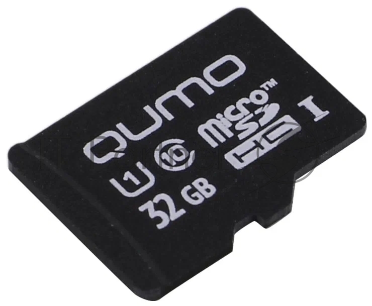Карта памяти Qumo <QM32GMICSDHC10U1NA> microSDHC 32Gb Class10 UHS-I U1
