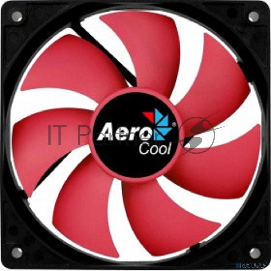 Вентилятор для корпуса Aerocool/Formula Force 12 PWM красный, 120 мм, 1500 об/мин, 27.5 дБ, 4 pin