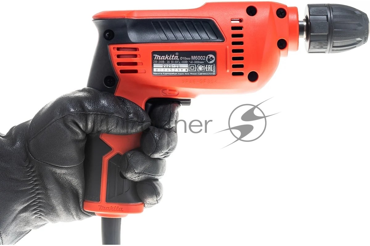 Дрель Makita M6002, 450Вт, сетевая, безударная