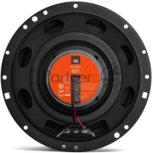 Автоколонки JBL STAGE1 621 6,5" (165 мм), 2-полосные,4 Ом, MAX 175 Вт, RMS 35 Вт, 55 - 20 000 Гц, 90 дБ, гриль, установочная глубина 56 мм.