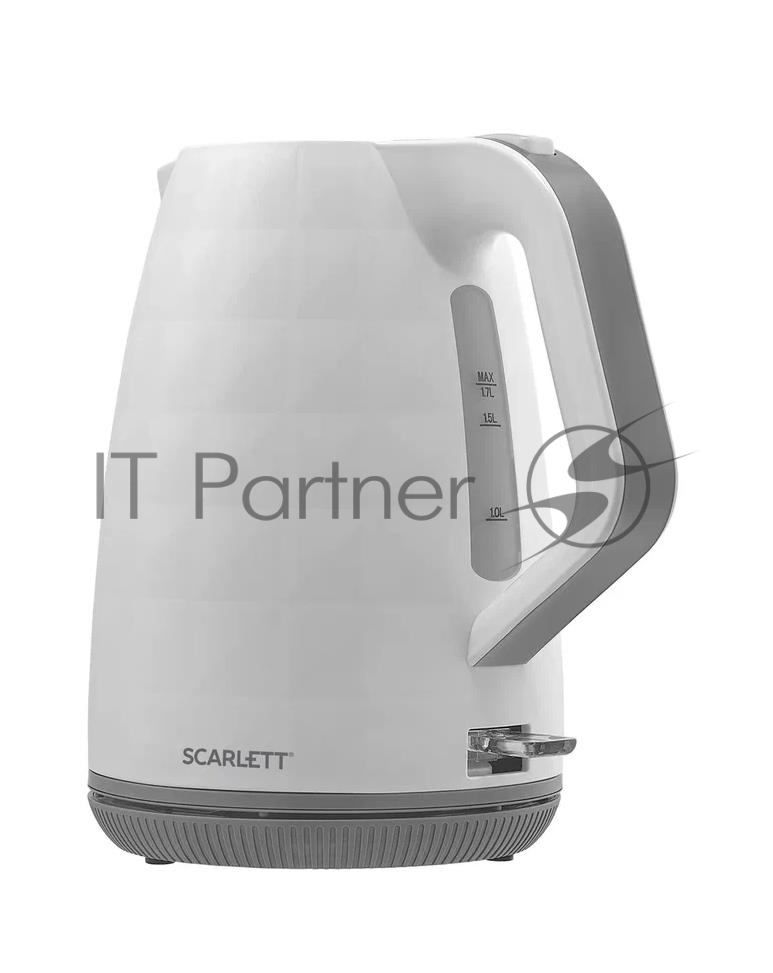 Чайник электрический Scarlett SC-EK18P49 1.7 л, 2200 Вт, белый/серый (корпус: пластик)