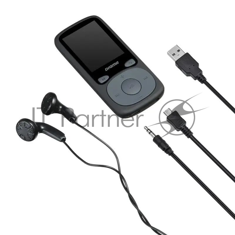 Плеер Hi-Fi Flash Digma B4 8Gb черный/1.8"/FM/microSDHC