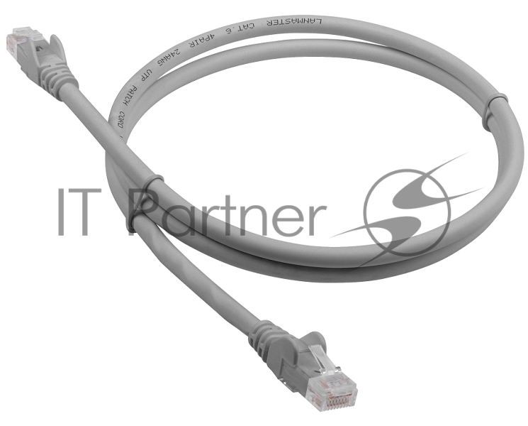 Патч-корд LANMASTER LSZH UTP cat.6, 7.0 м, серый
