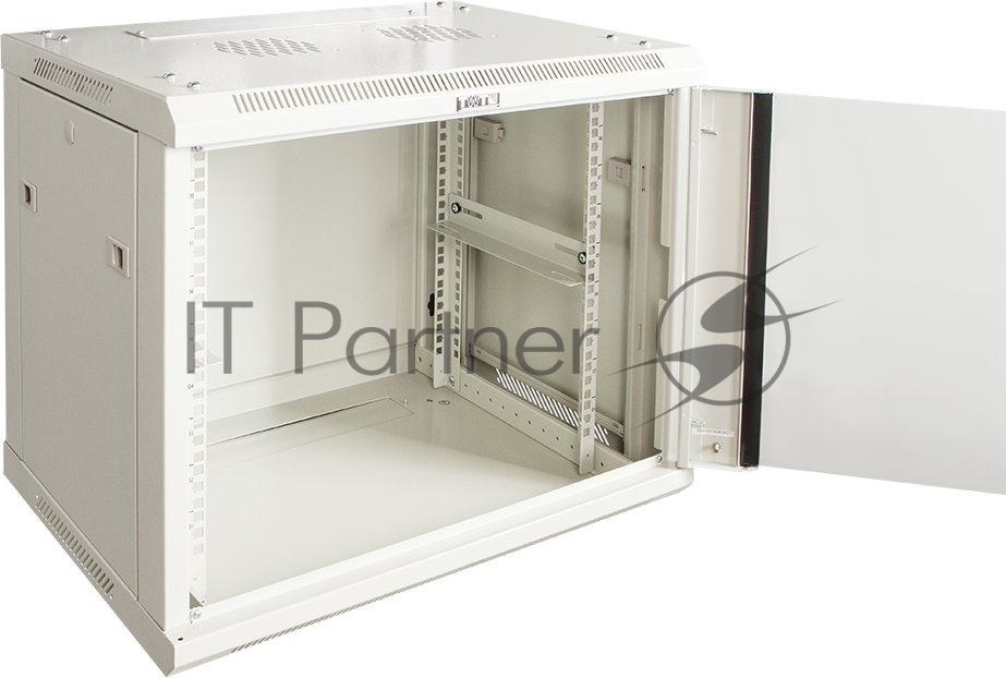 Шкаф коммутационный Lanmaster (TWT-CBWPG-15U-6X6-GY) настенный 15U 600x600мм пер.дв.стекл задн.дв.стал.лист 2 бок.пан. 60кг серый 500мм 33кг 768мм IP20 металл