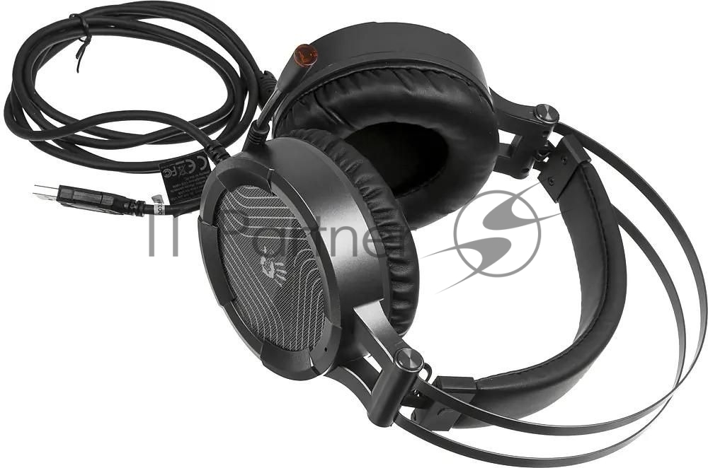 Гарнитура A4Tech Bloody G530 чёрный/серый, проводная, подсветка