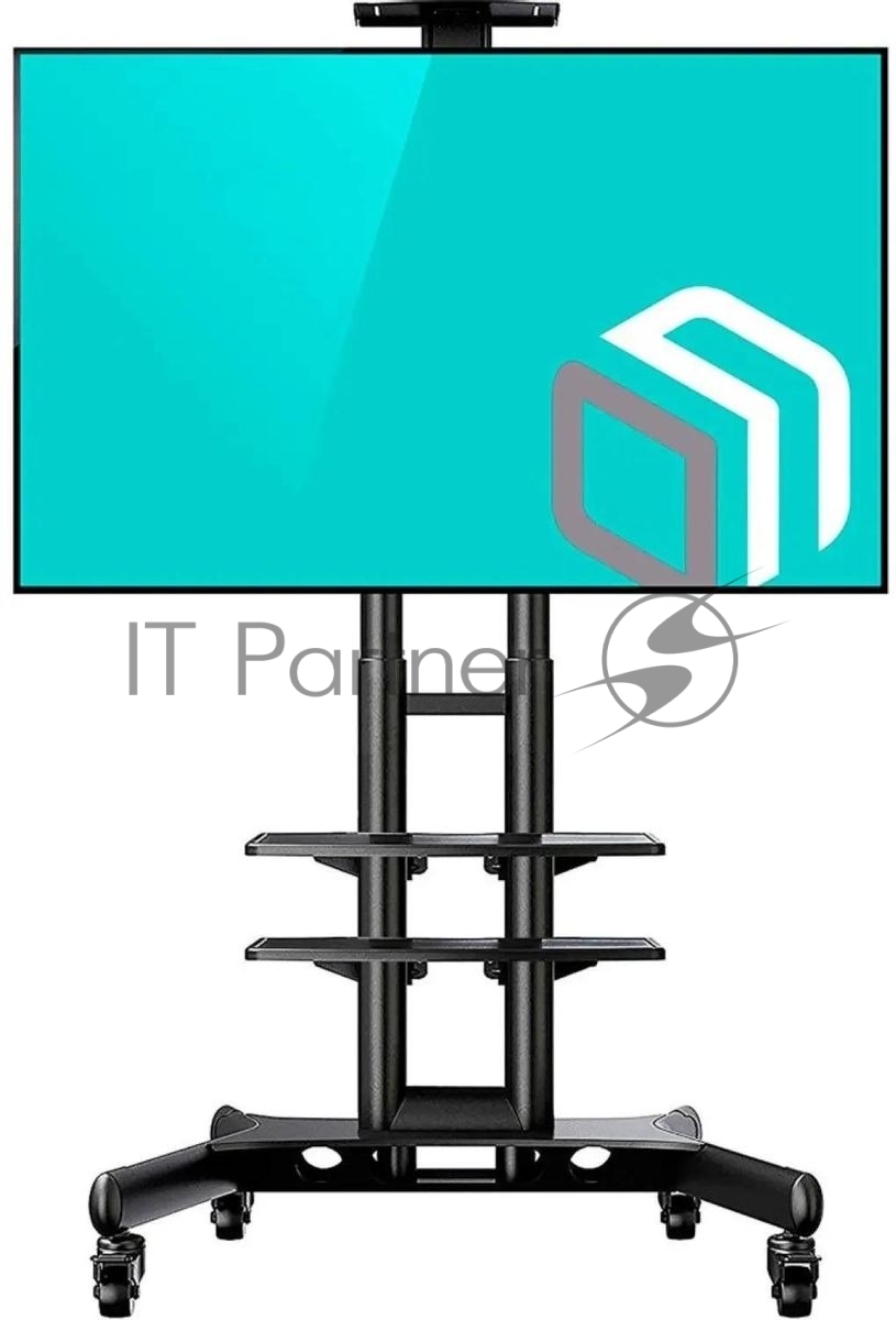 Стойка для телевизора с кронштейном ONKRON TS1552 40"-70", мобильная, черный