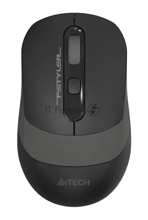 Мышь беспроводная A4Tech Fstyler FG10 черный/серый, 2000 dpi, радиоканал, USB, кнопки - 4