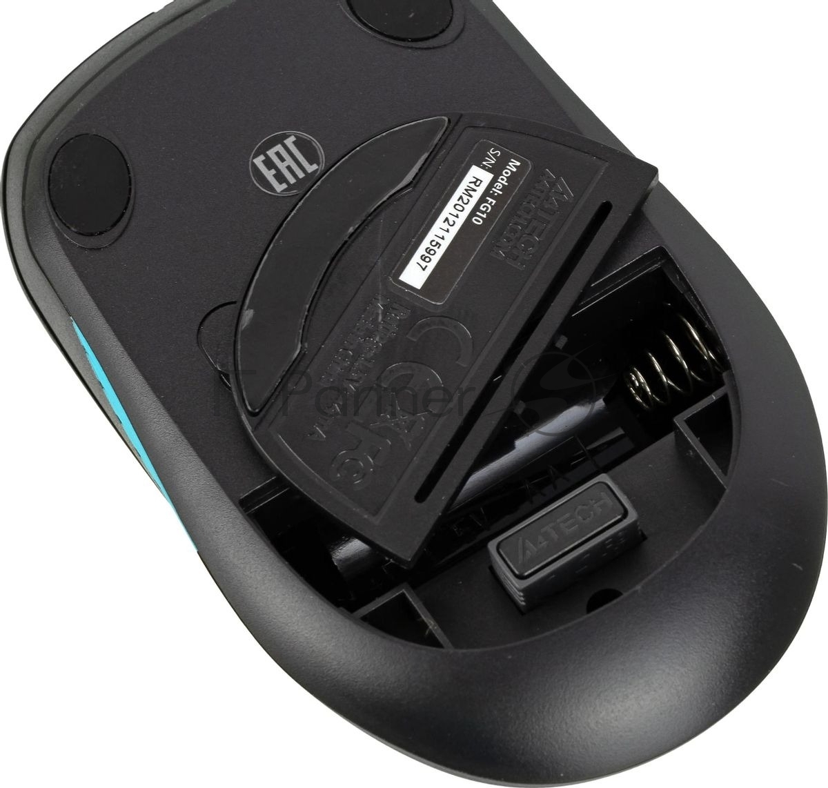 Комплект клавиатура+мышь A4Tech FStyler FG1010 беспроводной, USB, 2000 DPI, чёрный/синий