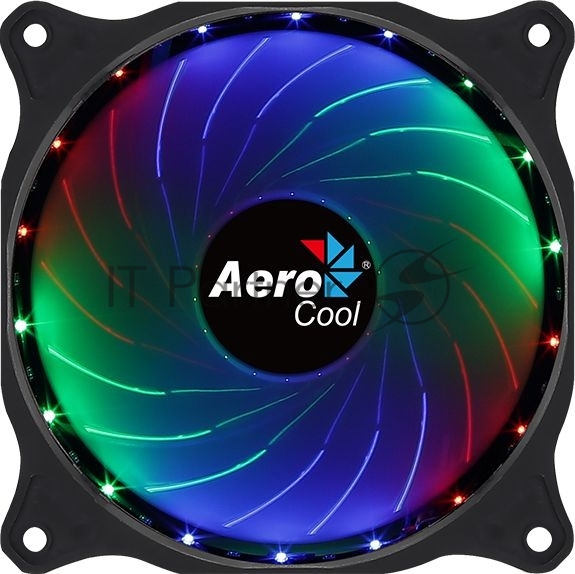 Вентилятор Aerocool/Formula Cosmo 12 черный, 120 мм, 1000 об/мин, 23.9 дБ, 4 pin
