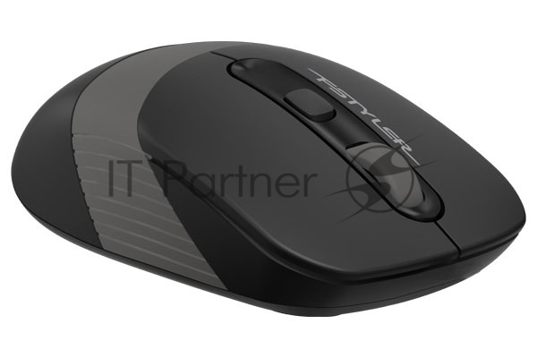 Мышь беспроводная A4Tech Fstyler FG10 черный/серый, 2000 dpi, радиоканал, USB, кнопки - 4
