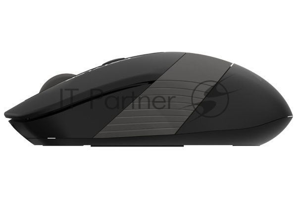 Мышь беспроводная A4Tech Fstyler FG10 черный/серый, 2000 dpi, радиоканал, USB, кнопки - 4