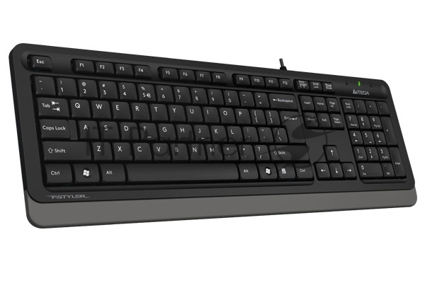 Клавиатура проводная A4Tech Fstyler FK10, USB, черный/серый
