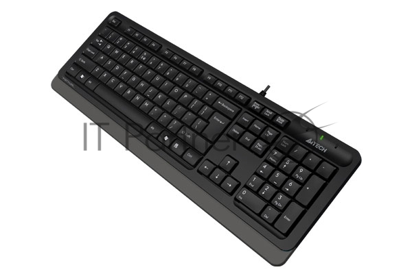 Клавиатура проводная A4Tech Fstyler FK10, USB, черный/серый