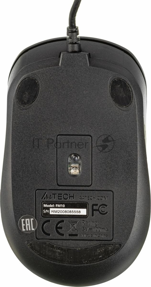 Мышь проводная A4Tech Fstyler FM10 черный/серый, 1600 dpi, USB, кнопки - 4