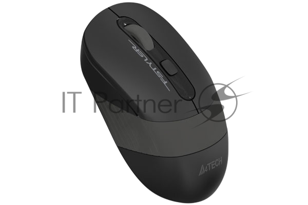 Мышь беспроводная A4Tech Fstyler FG10 черный/серый, 2000 dpi, радиоканал, USB, кнопки - 4