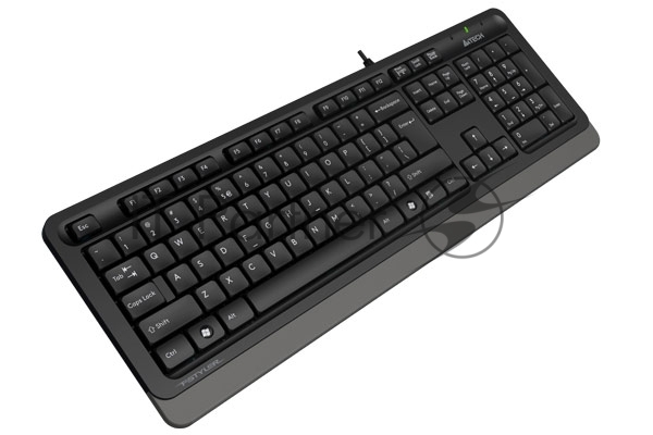 Клавиатура проводная A4Tech Fstyler FK10, USB, черный/серый