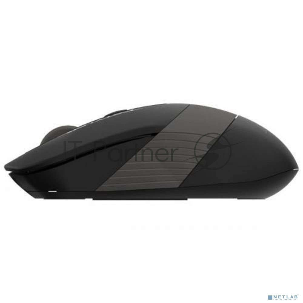Мышь беспроводная A4Tech Fstyler FG10 черный/серый, 2000 dpi, радиоканал, USB, кнопки - 4