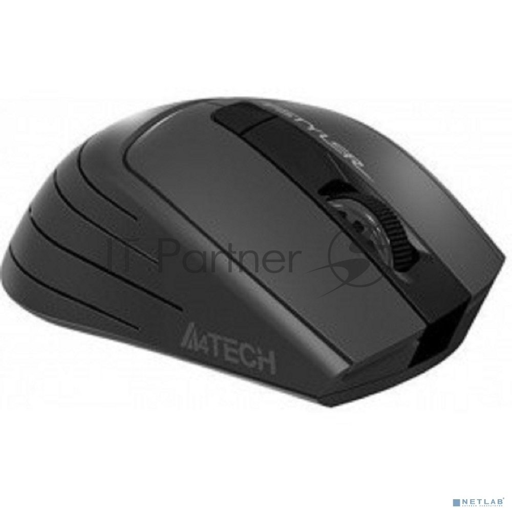Мышь беспроводная A4Tech Fstyler FG30 серый, 2000 dpi, радиоканал, USB, кнопки - 5