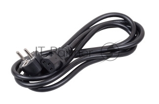 Шнур питания ITK PC-C13D-1M C13-Schuko проводник.:3x1.5мм2 1м 230В 10А (упак.:1шт) черный