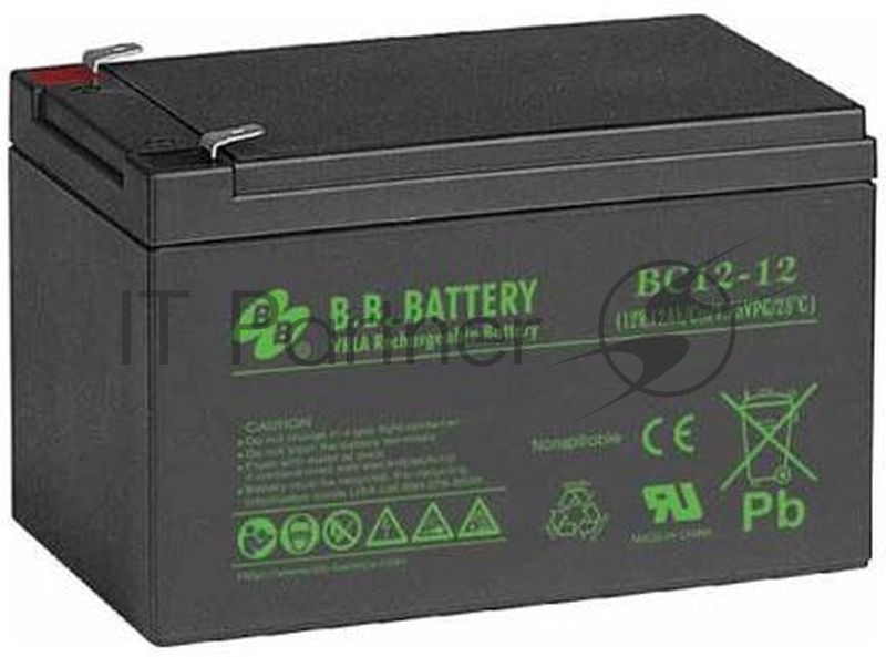 Батарея для ИБП B.B. Battery BC 12-12 (12V 12Ah)