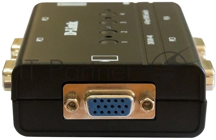 Переключатель KVM D-link DKVM-4K/B3A 4-портовый KVM-переключатель с портами VGA и PS/2