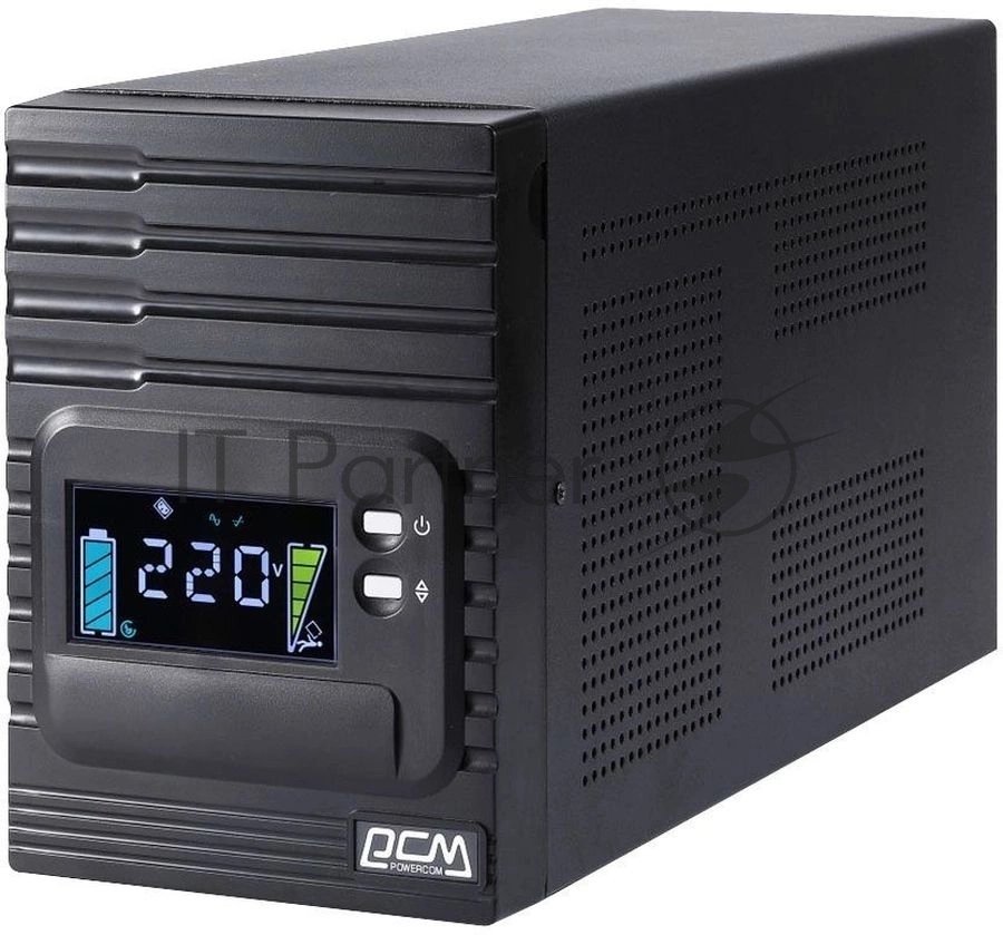 Источник бесперебойного питания Powercom Smart King Pro+ SPT-1000-II LCD 800Вт 1000ВА черный