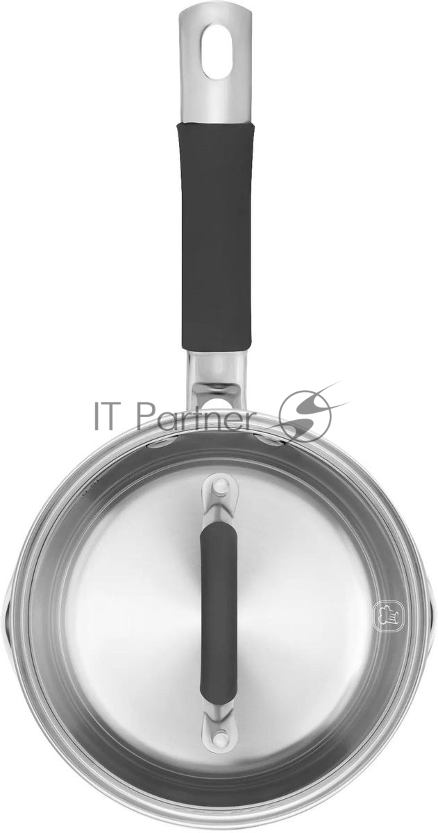 Ковш Rondell Flamme RDS-026, 1.3л, 16см, с крышкой, стальной