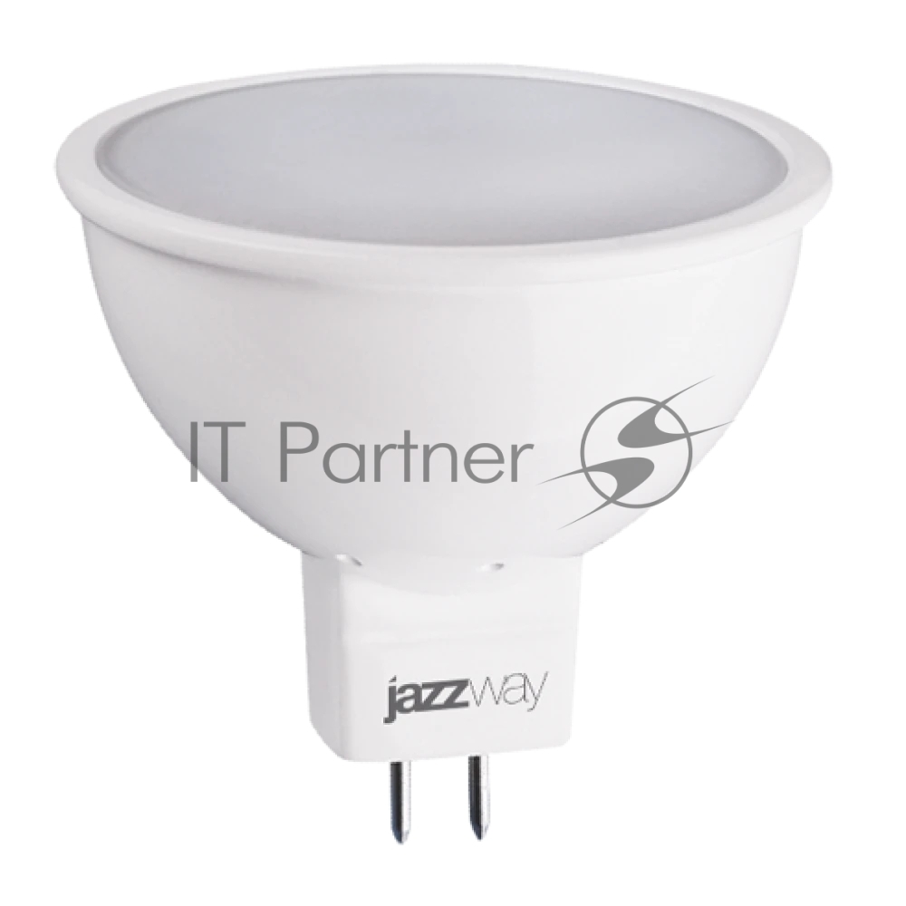 Лампа светодиодная JazzWay PLED-ECO-JCDR 5Вт 3000К теплый белый GU5.3 400лм 220-240В