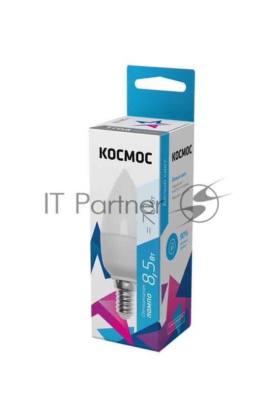 Лампа светодиодная Космос LED BASIC CN 8.5Вт 220В E14 4500К