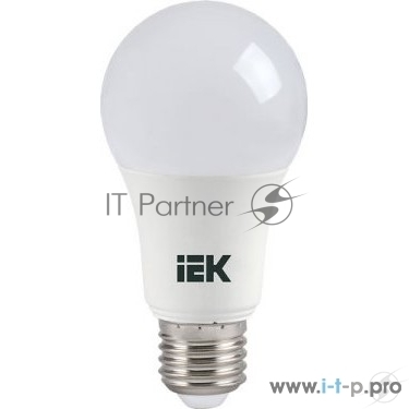 Лампа светодиодная IEK LLE-A60-11-230-30-E27 ECO A60 11Вт грушевидная 3000К теплый белый E27 990лм 230-240В
