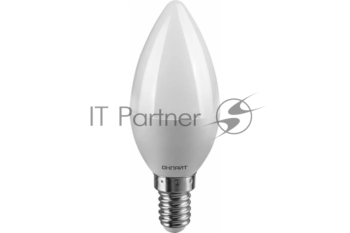 Светодиодная лампочка ОНЛАЙТ OLL-C37-8-230-4K-E14-FR (8 Вт, E14)