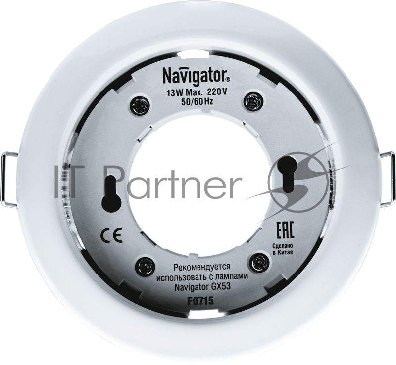 Светильник точечный 71 277 NGX-R1-001-GX53 IP20 бел. Navigator 71277