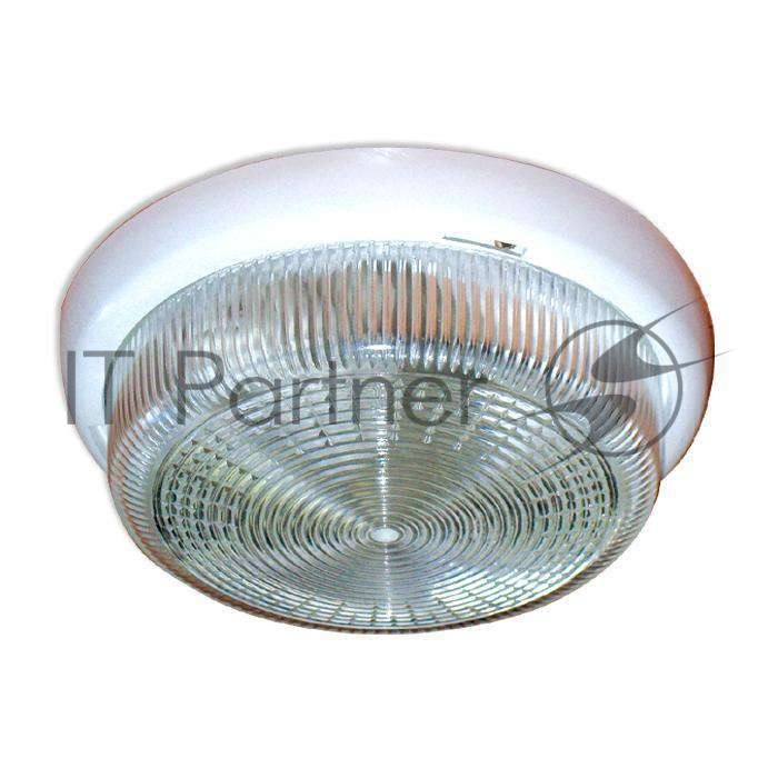 Светильник ЭЛЕТЕХ НБО 23-60-001 "Раунд" d200 1х60Вт E27 IP44 корпус бел.