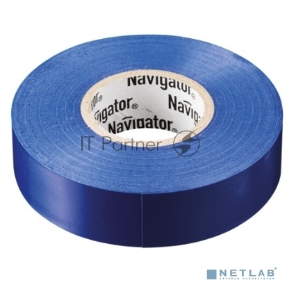Изолента ПВХ Navigator 15 мм (рул.20м) син. NIT-B15-20/B