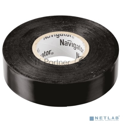 Изолента ПВХ 19 мм (рул.20 м) черный NIT-A19-20/BL Navigator