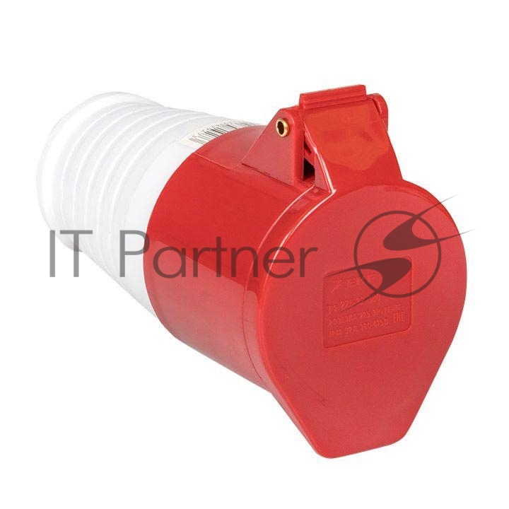 Розетка кабельная 32А 380В 3P+РЕ IP44 (224) EKF ps-224-32-380