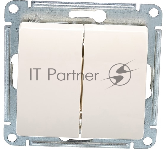 Механизм выключателя 2-кл. СП GLOSSA 10А IP20 10AX беж. SchE GSL000251