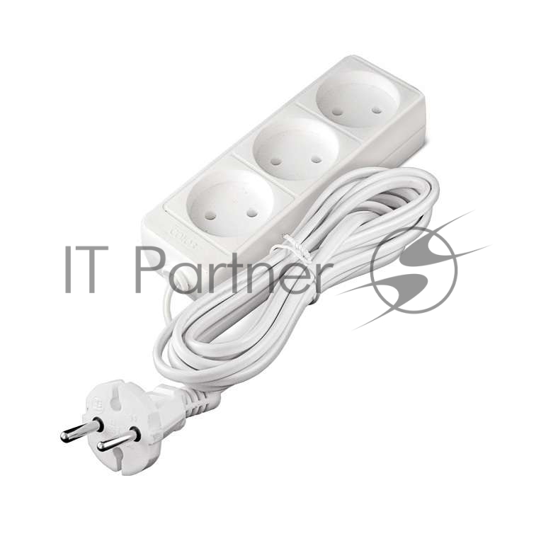Удлинитель 3х5 м без заземл. 6А IP20 ШВВП 1.3 кВт Союз 481S-0305