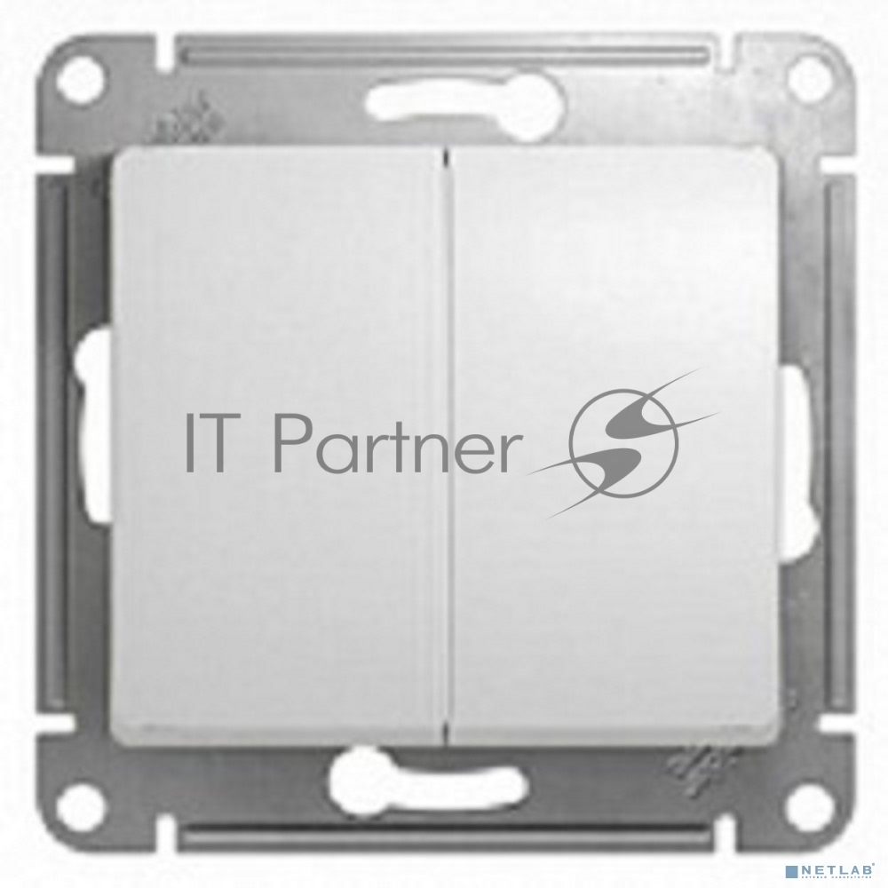 Механизм выключателя 2-кл. СП Glossa 10А IP20 10AX бел. SchE GSL000151