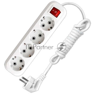 Удлинитель 4х2 м с заземл. 16А IP20 S-304 с выкл. ПВС 3х1 UNIVersal 9634419