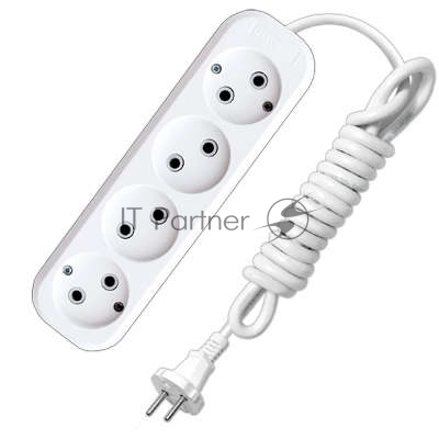 Удлинитель 4х2 м без заземл. 10А IP20 Е-204 АБС-пл. ПВС 2х0.75 UNIVersal 9634266
