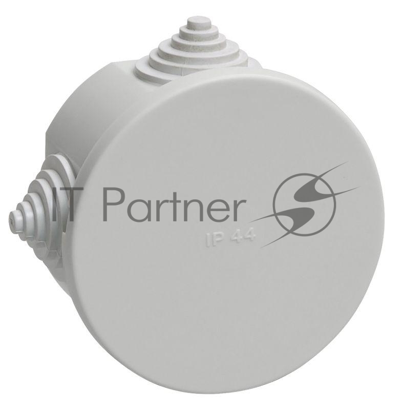 Коробка КМ41237 распаячная Iek UKO11-075-040-000-K41-44 для о/п d 75х40 мм IP44 (RAL7035, 4 гермоввода)