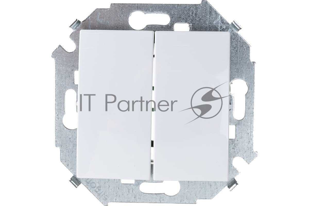 Механизм выключателя 2-кл. СП Simon15 16А IP20 бел. Simon 1591398-030