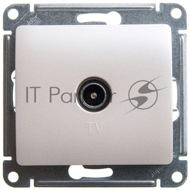 Механизм розетки TV 1-м Glossa 1DB перламутр SchE GSL000691