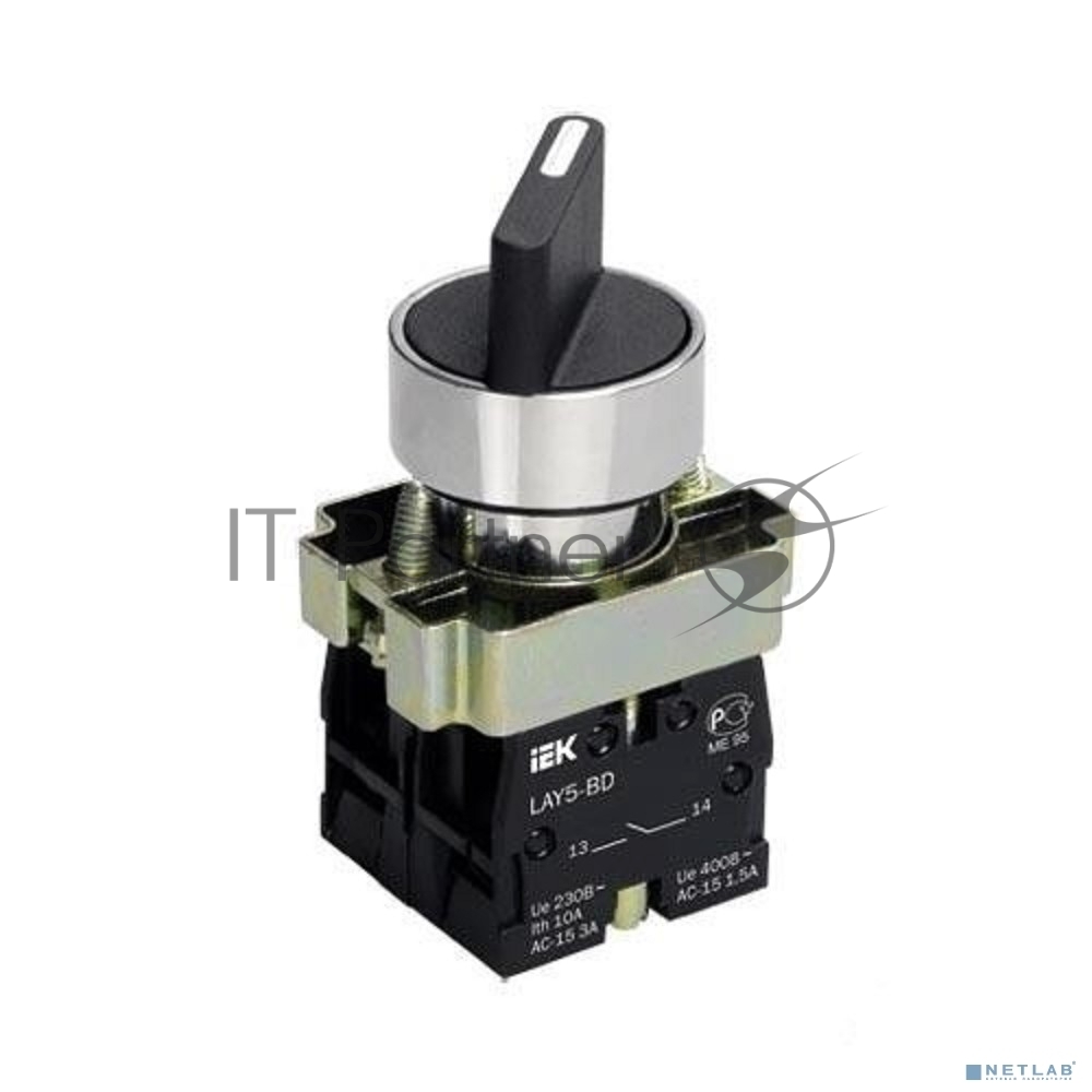 Переключатель LAY5-BD25 на 2 полож. черный I-O станд. ручка IEK BSW60-BD-2-K02