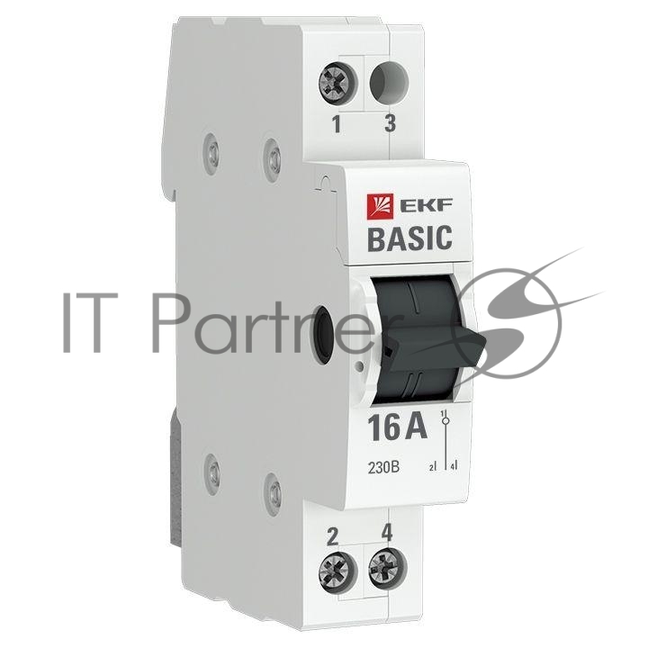 Переключатель трехпозиционный 1п 16А Basic EKF tps-1-16