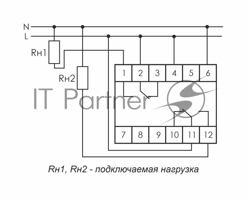 Реле времени PCU-507 (многофункц. два независимых вр. 1 мод. 230В 2х8А 2P IP20 монтаж на DIN-рейке) F&F EA02.001.022